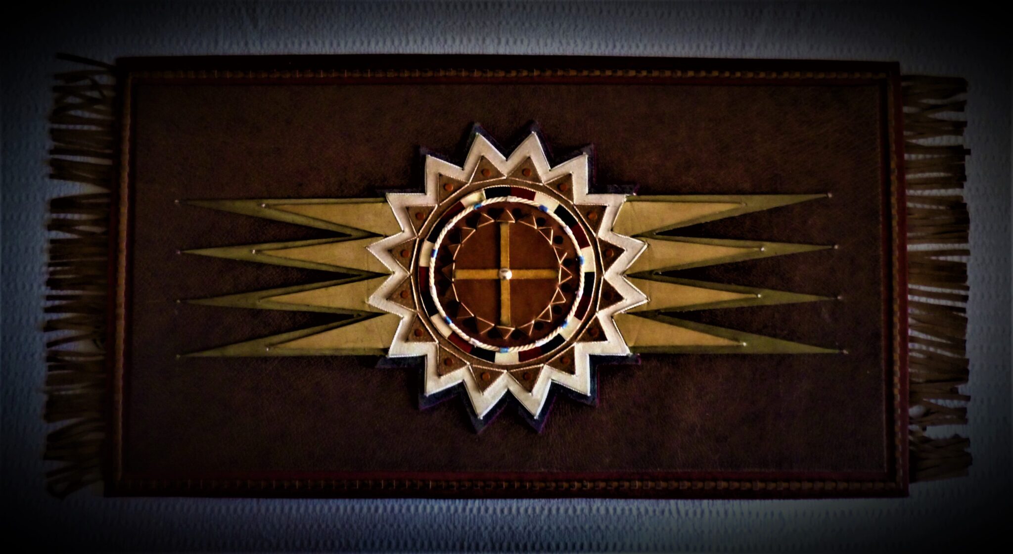 Шкіряний килим