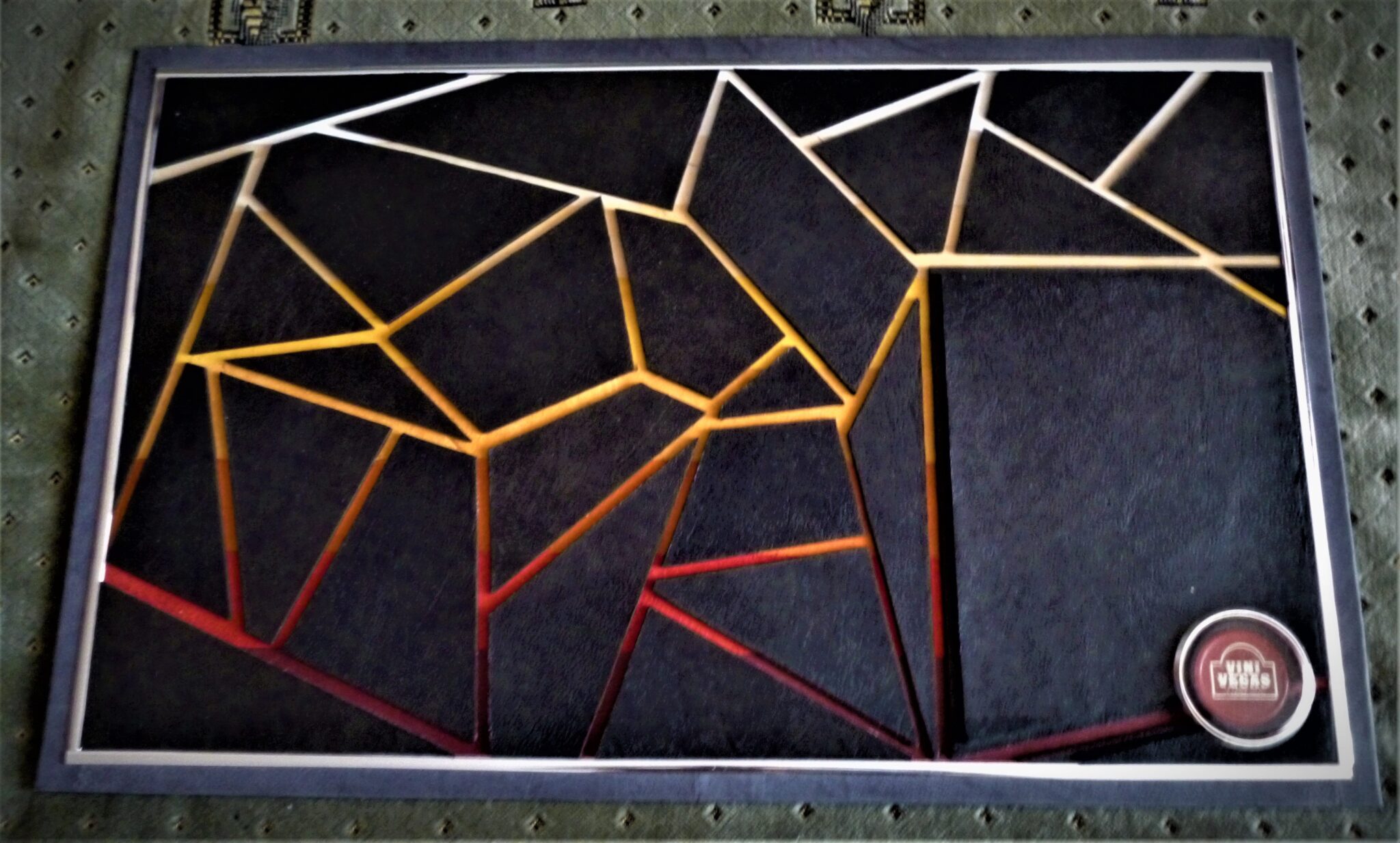 Шкіряний килимок для столика